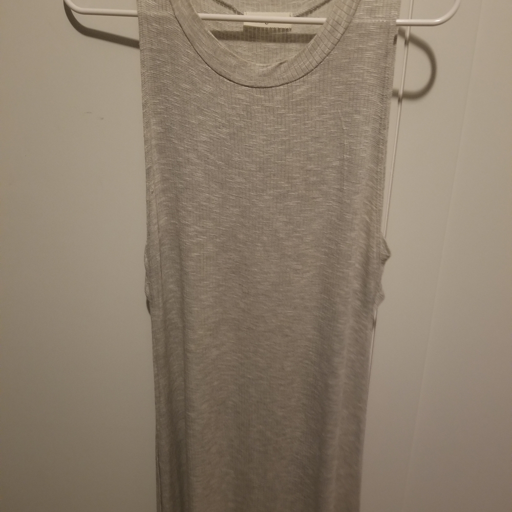 Gray Sleeveless Women's Top